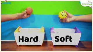 Hard and Soft  Learning With Examples  Dolls quotN Dudes International Preschool [upl. by Pacificia]