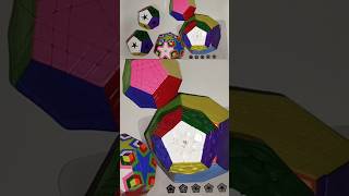 Yuxin Dodecahedro Tall Comparative  Megaminx VS Petaminx 3x3 VS 9x9 [upl. by Egan]