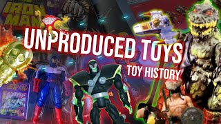 UNPRODUCED TOYS  Star Wars Thundercats Iron Man Dungeons amp Dragons  TOY HISTORY EP53 [upl. by Brodie2]