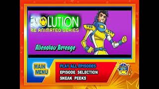 Evolution The Animated Series Alienators Revenge 2008 Menu [upl. by Eugenia974]