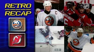 Isles clinch in final game  Retro Recap  Islanders vs Devils [upl. by Gnilrac931]