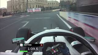 2019 Azerbaijan Grand Prix Valtteri Bottas Pole Lap  Pirelli [upl. by Hairaza]