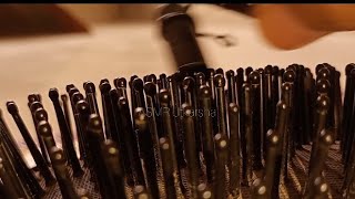 Fast And Aggressive Asmr  ASMR Up close Mic on Hair Comb Chaotic ASMR Hair Brush AsmrScratching [upl. by Ennyletak]