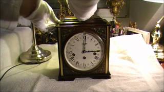 Condor Mantel Clock Kaminuhr Westminster Gong FHS Germany wmv [upl. by Zebe]