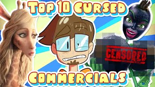 Top 10 CURSED Animated Commercials [upl. by Arat]