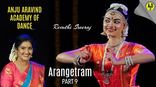 Arangetram Part 9  A3D  Hanuman Keerthanam  Revathi Sreeraj [upl. by Millard]