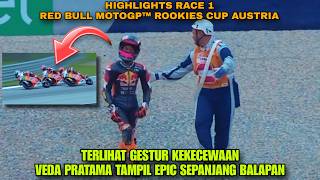 DIKEPUNG 2 RIDER‼️VEDA CRASH JELANG LAST CORNER HIGHLIGHTS RACE 1 RBRC AUSTRIA [upl. by Schlicher431]