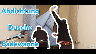 Badezimmer abdichten  Abdichtung Dusche  Abdichtung Badewanne [upl. by Oiramd]