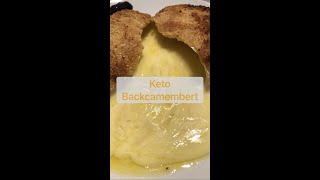 Ketogener Backcamembert Keto Snack Keto Abendessen Keto Käse [upl. by Piggy738]