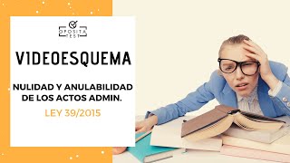 📚 Aprende la Nulidad y anulabilidad de los actos administrativos Ley 392015 [upl. by Nitsyrc]