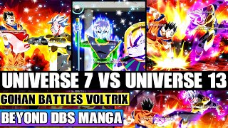 Beyond Dragon Ball Super Universe 7 Vs Universe 13 Begins Gohans Battle With Voltrix Decided [upl. by Tatman574]