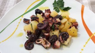 Insalata di POLPO con Patate  Come Pulire e Cucinare il POLPO lasciandolo MORBIDO [upl. by Liamsi]