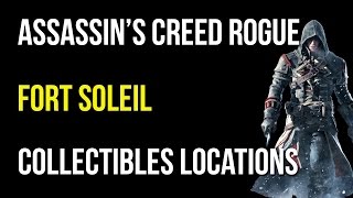 Assassins Creed Rogue Fort Soleil CollectiblesActivitiesQuest ItemsViking SwordTemplar Relic [upl. by Selemas]