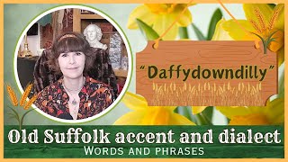 Old English Suffolk Accent and Dialect  Words and Phrases  Daffydowndilly [upl. by Corinne]