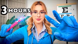 ASMR 3 HOURS of Cranial Nerve Exam FOR SLEEP 💤 ASMR Roleplay [upl. by Imehon]