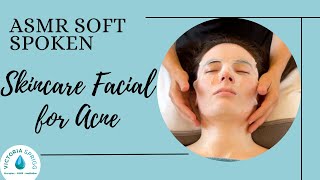 ASMR SOOTHING FACIAL FOR ACNE Tropic Skincare Gua Sha Rollers Facial Cupping Scalp Massage SUBLIME 💞 [upl. by Marozas]