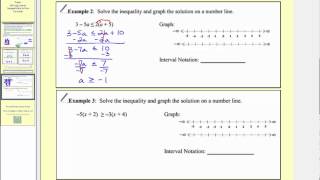 Solving Linear Inequalities in One Variable L73 [upl. by Sanjay369]