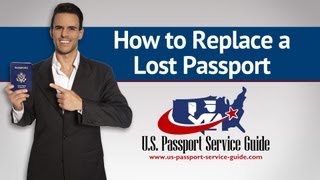 How to Replace a Lost Passport [upl. by Ynna475]