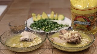 POZOLE VERDE DE PUERCO Y POLLO [upl. by Adlanor]