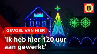 ZIEN Adembenemende kerstlichtshow in voortuin van Denie  Omroep Brabant [upl. by Eserahc82]