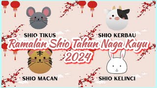 Ramalan Shio Di Tahun Naga Kayu 2024  Shio Tikus Kerbau Harimau Kelinci [upl. by Deborah954]