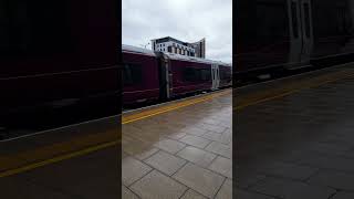 RELIVERIED FROM GREEN TO PURPLE EMR Turbostar 1709 170424 Departing Nottingham Station Long [upl. by Postman]