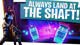 Always land at the Shaft  Fortnite Battle Royale Win [upl. by Enialb]