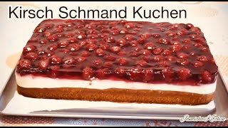 Lecker Kirsch Schmand Kuchen Sourcream Cherry Cake [upl. by Tallulah637]