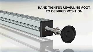 Basic instruction using Aluminium profile to build work bench [upl. by Kruse255]