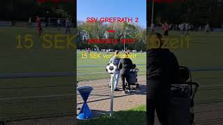 Kreisliga B SSV Grefrath 2  Borussia Oedt Fussballspiel Herren Niederrhein Heimspiel 2  3 short [upl. by Atsahs122]