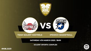 WNBL1 Team Solent Kestrels v Ipswich Basketball Club  040323 [upl. by Galina]