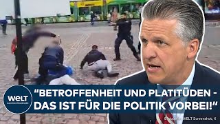 MANNHEIM Polizist Rouven L stirbt nach TerrorAttacke in Mannheim  CDU fordert Sicherheitsreform [upl. by Areht]