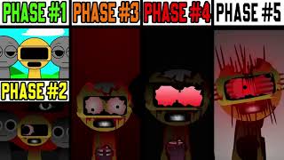 Phase 1 VS Phase 2 VS Phase 3 VS Phase 4 VS Phase 5 in Incredibox Sprunki [upl. by Aisatnaf637]