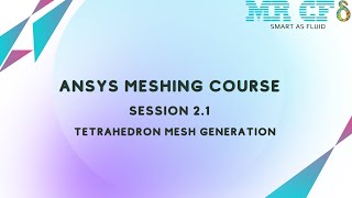 ANSYS Meshing Full Free Course Session 21 Tetrahedron Mesh Generation [upl. by Jackquelin]