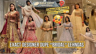 TRENDY DESIGNER BRIDAL LEHNGAS  Kalanoor Chandini Chowk Collection  Kashika [upl. by Cobb146]