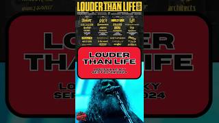 Louder Than Life Festival 2024 Lineup ft Slayer Shorts [upl. by Donny]