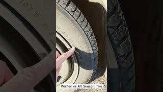 M  S All Season Tires vs Winter Tires 3 Peak Mountain Snowflake tires tire cars automobile [upl. by Etnoj]