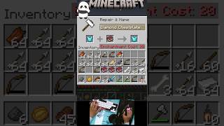 BEST ENCHANTMENTS FOR DIAMOND CHESTPLATE 16 shorts minecraft gaming cythikshorts cythikgamer [upl. by Boycey]