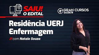 Residência UERJ Enfermagem  Saiu o edital com Natale Souza [upl. by Anaujd898]