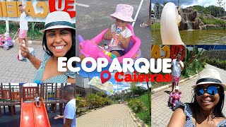 Ecoparque Caieiras📍 calorão e passeio de pedalinho [upl. by Novets]