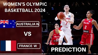 Australia vs France Live Stream Womens Basketball Paris Olympic 2024 Commentary Score amp Highlights [upl. by Fasta825]