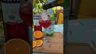 Aperitif Series How to make Campari Spritz [upl. by Emirak285]