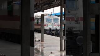 12702 Hyderabad  CSMT Hussain Sagar SF Express Departing Hyderabad Railway station [upl. by Gile]