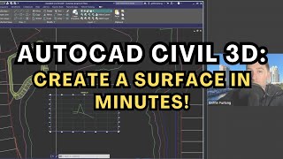 Create an AutoCAD Civil 3D Surface the EASY way [upl. by Gruver]