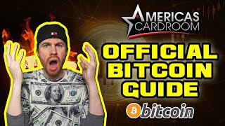 Americas Cardroom Deposits  Official Bitcoin Deposit Guide for 2020 [upl. by Ylahtan]