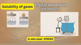 solubility of Gases  henrys law hydogneet [upl. by Neerehs85]