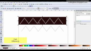 Rhinestone designs using interpolate subpaths part 1 [upl. by Ardnwahsal]