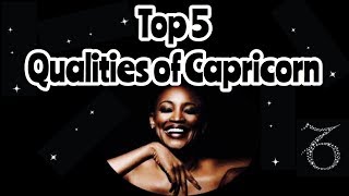 Top 5  Qualities of Capricorn ✨♑️ [upl. by Notyal620]