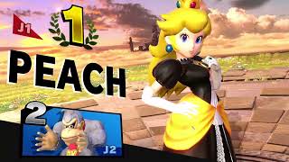 Peach vs Donkey Kong  Super Smash Bros Ultimate ELITE VIP [upl. by Hazard661]