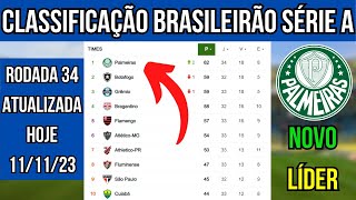 Tabela Brasileirão 2023 Atualizada HojeClassificação Brasileirão Rodada 34 Atualizada Hoje Série A [upl. by Cesaro344]